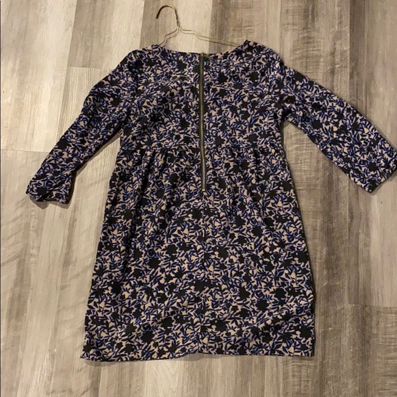 Black and navy 3/4 sleeve dress - Picture 2 of 2